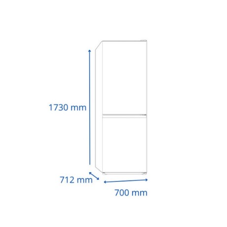 HELADERA JAMES CON FREEZER ABAJO 407 Lts. FRIO SECO. INOX HELADERA JAMES CON FREEZER ABAJO 407 Lts. FRIO SECO. INOX