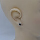 Caravanas En Oro 18K Blanco, Brillantes Y Zafiros Caravanas En Oro 18K Blanco, Brillantes Y Zafiros
