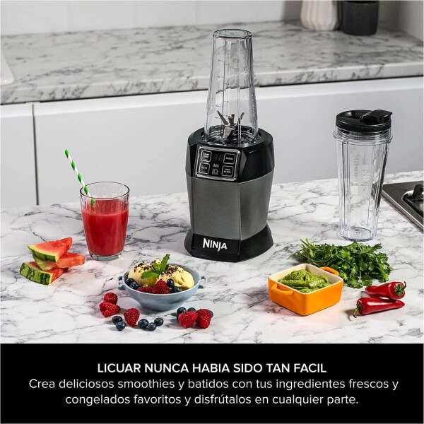 Licuadora Ninja 2en1 Con Vaso Idividual Bn495eu LICUADORA NINJA 2EN1 BN495EU