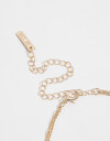 Collares Cortos Strass Collar Corto Con Cubic Zirconia - Dorado