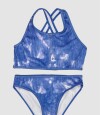 Bikini sporty 10-18a Batik azul