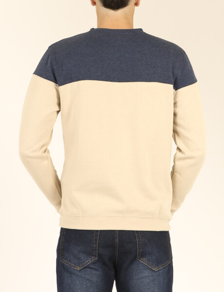 Sweater Harry Natural/azul