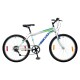 Bicicleta Baccio Alpina Man Montaña rodado 26 con 21 cambios Blanco/Azul