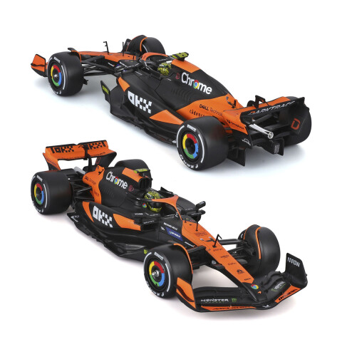 Auto Bburago Formula 1 McLaren con Exhibidor Escala 1:24 Lando Norris