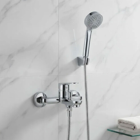 ACERO CROMO BRILLO MEZCLADORA EXTERIOR DUCHA EXTERNA CROMO