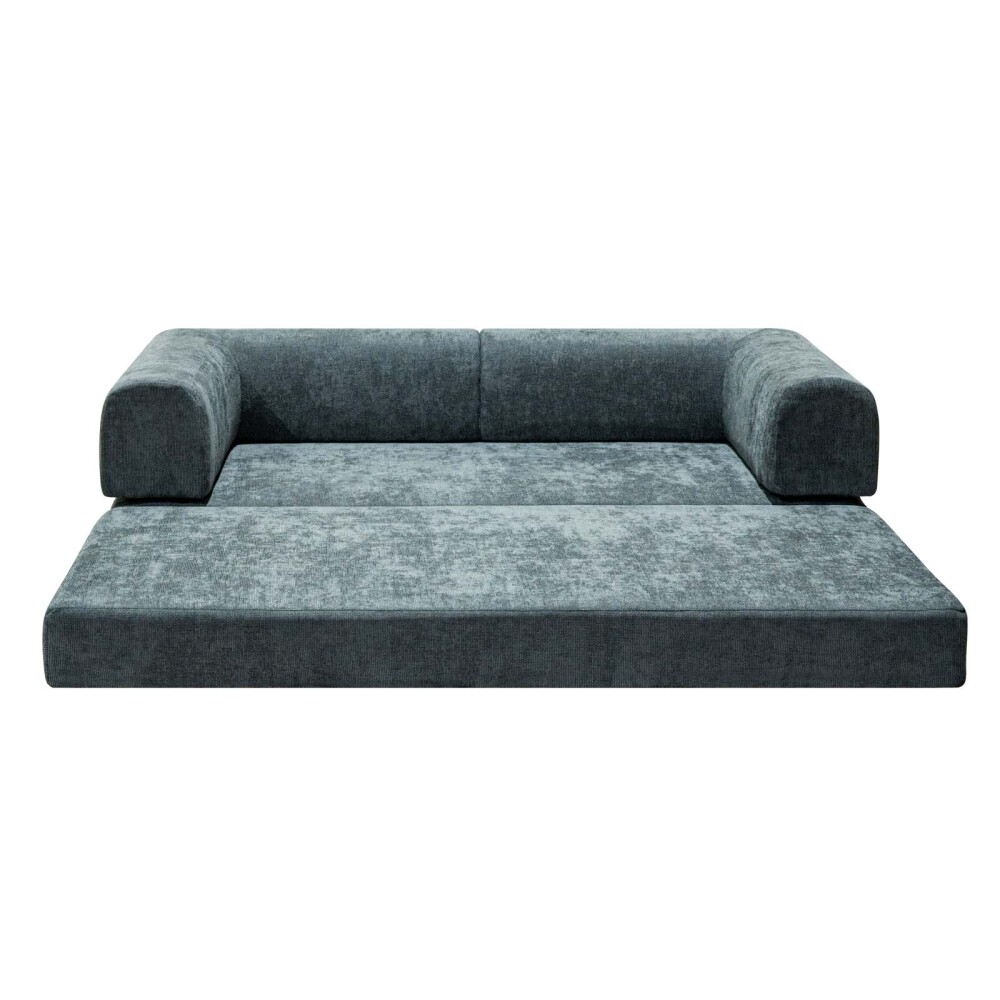 SOFÁ CAMA ESPUMA GRIS NUBE GRIS OSC