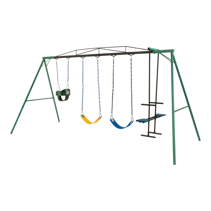 Hamaca de Plaza con caballito, 2 hamacas de cincha 1 hamaca de bebé altura 1,80 mts Hamaca de Plaza con caballito, 2 hamacas de cincha 1 hamaca de bebé altura 1,80 mts