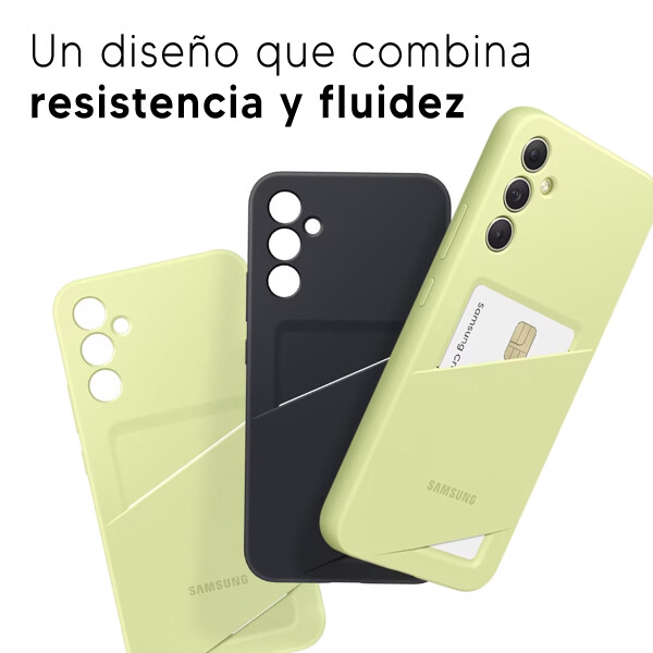 Estuche Protector Original Inalámbrico Samsung A34 SAMSUNG A34 CARD COVER VERDE LIMA DF