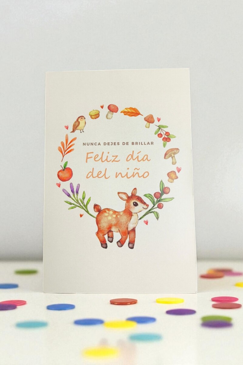Tarjeta día del niño 10x15 - DISEÑO 2 