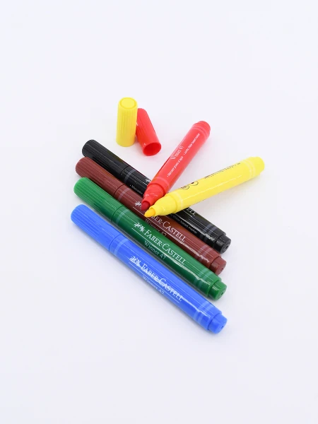 MARCADORES GRUESOS X6 FABER CASTELL MULTICOLOR