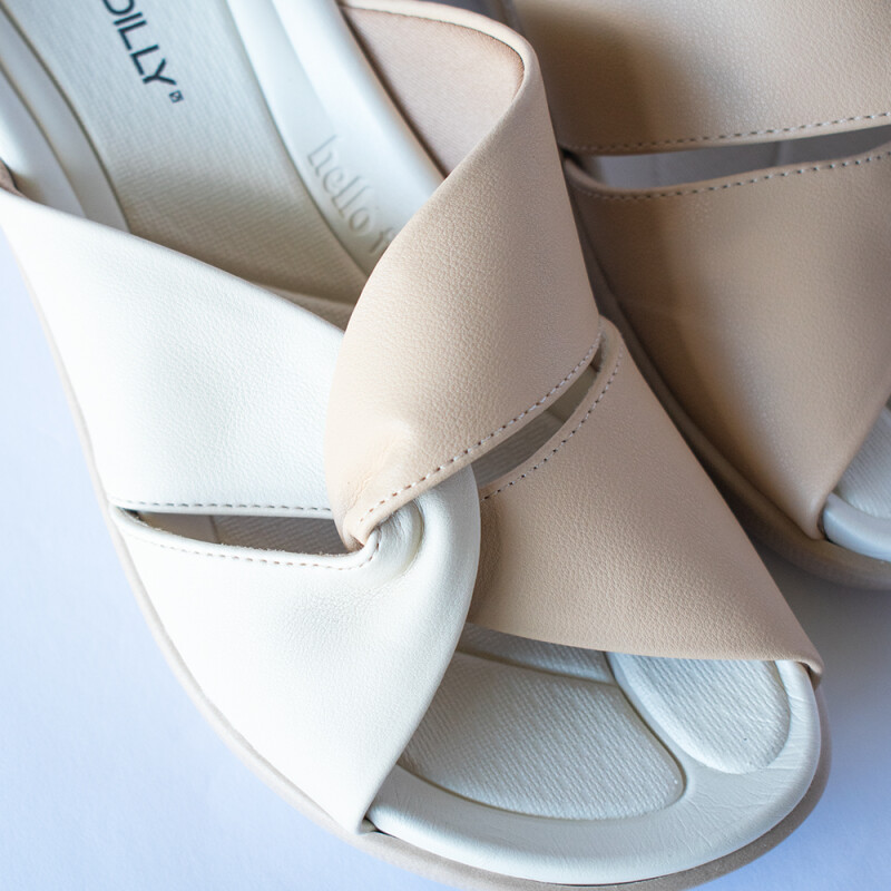 Sandalia de dama Piccadilly OFF WHITE