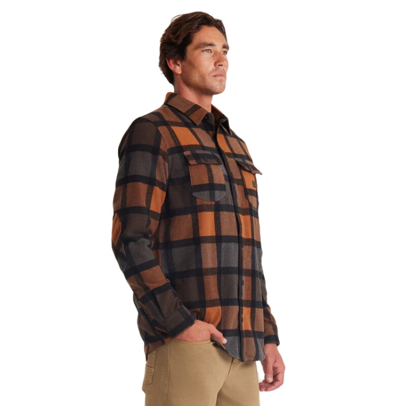 Camisa Roark Nordsman - Pecan Camisa Roark Nordsman - Pecan