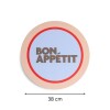 Set x2 manteles individuales circulares de PVC Bon Appetit Set x2 manteles individuales circulares de PVC Bon Appetit