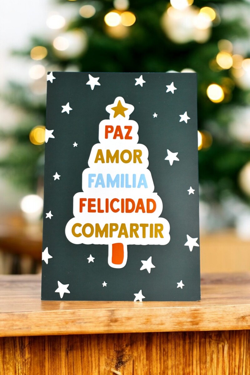 Tarjeta navidad 10x15 cm - DISEÑO 16 