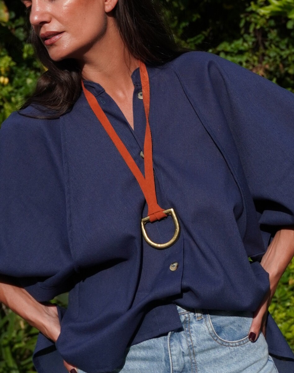 Estribo Tiento Necklace - Terracota Dorado 