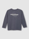 Camiseta Print Ride Gris Azulado