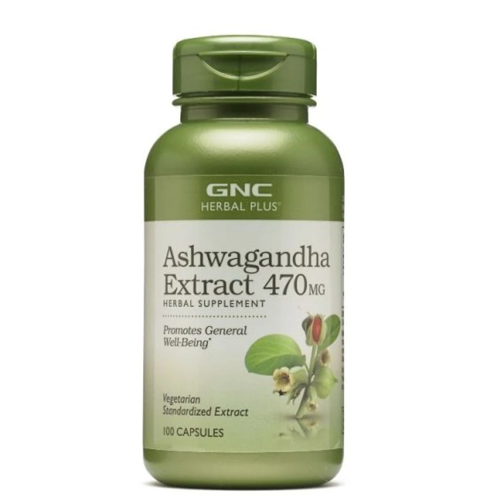 ASHWAGANDHA EXTRACT 470 MG GNC X 60 CAPS