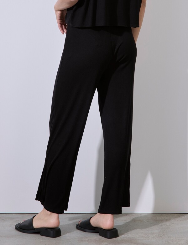 Pantalon Rib NEGRO