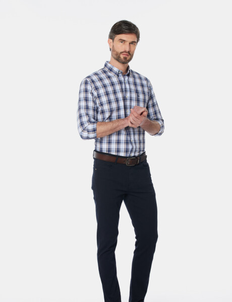PANTALÓN 5 BOLSILLOS Azul