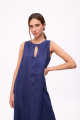 VESTIDO POLK LONG Azul