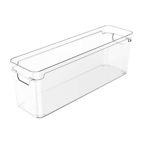 Organizador con asas clear 37x10x13 cm TRANSLUCIDO