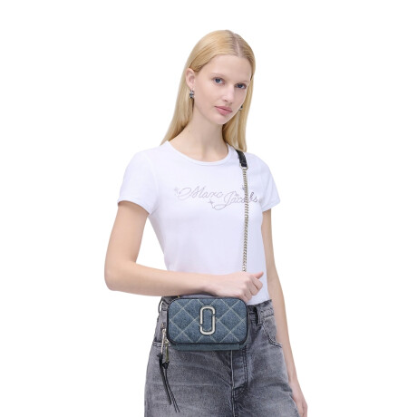 MARC JACOBS - THE QUILTED DENIM SOFTSHOT Azul