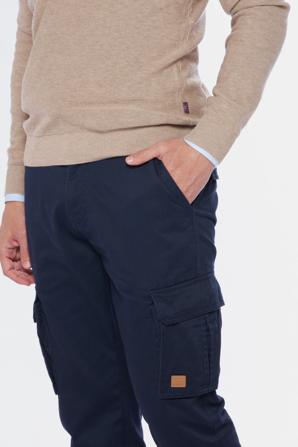 PANTALON CARGO Marino