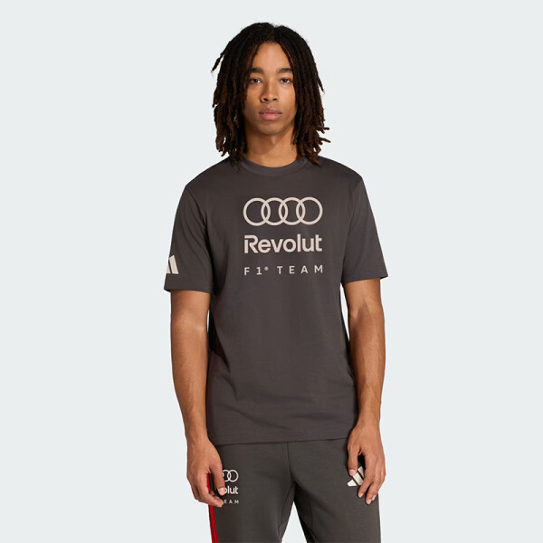 Remera Adidas Gráfica Audi Revolut F1 Team DNA Gris