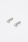 PENDIENTES CORAZÓN CRISTAL Plata