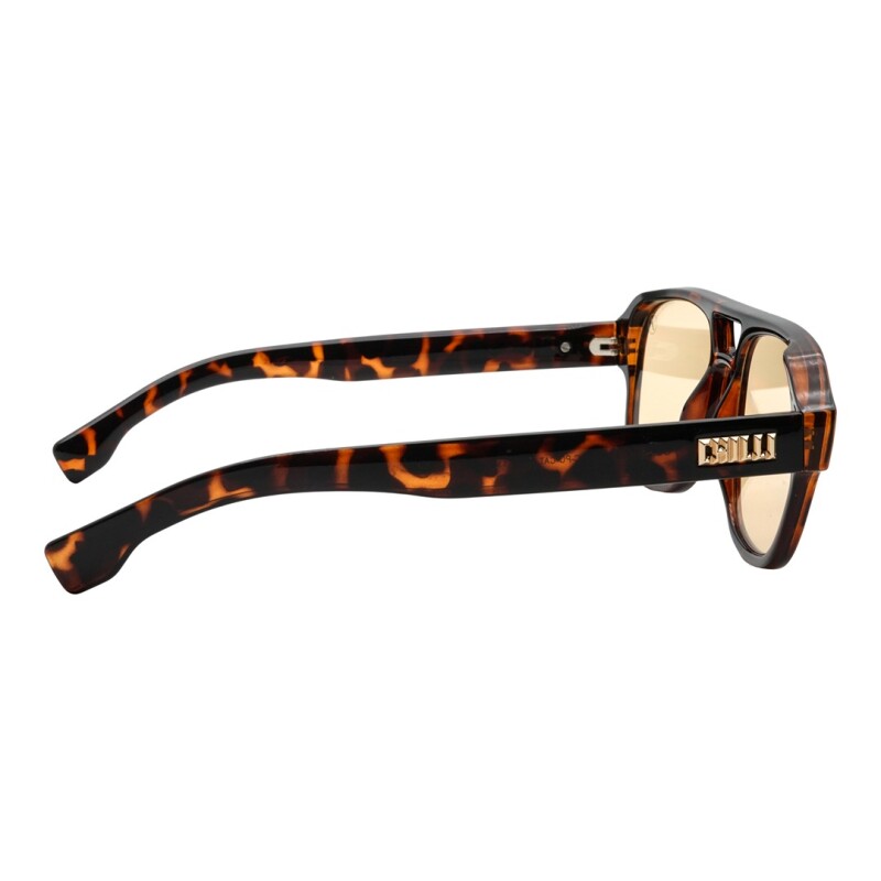 Lente de Sol Chilli Beans Baltimore Animal Print - Amarillo