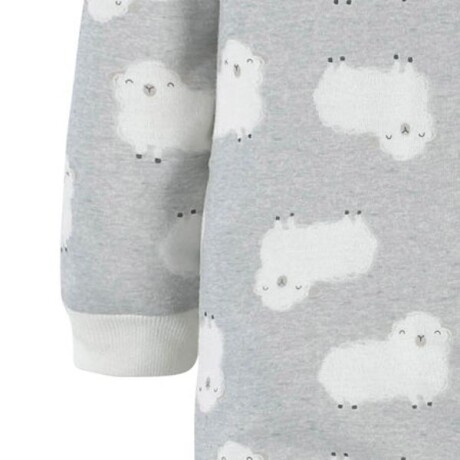 Pijama enterito manga larga con pie ovejitas
