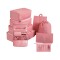 Set Organizador Valija Viaje Almacenamiento Equipaje X9 Unid Rosa