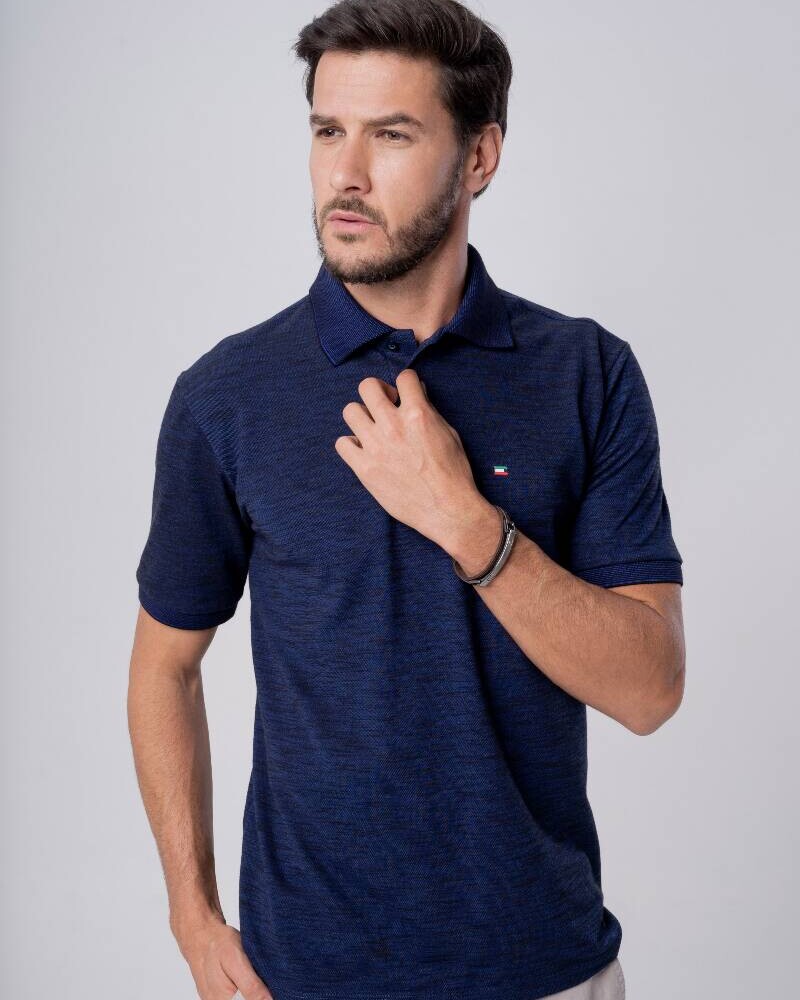 REMERA POLO Azul