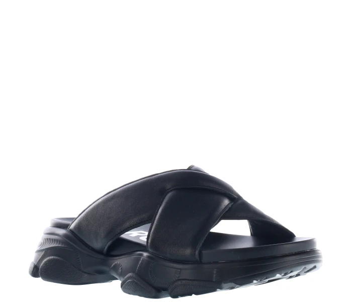 Sandalia MALIKU con tiras cruzadas Black