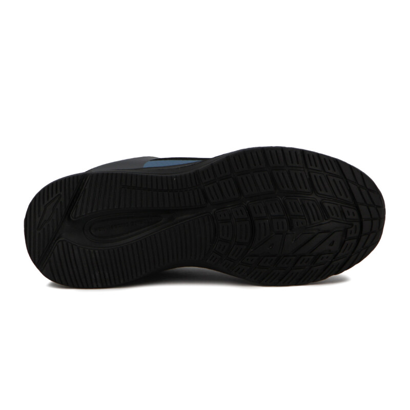 Avia Zapatillas Acordonadas Para Hombre Melvin- Black/Steel Blue Negro-Azul
