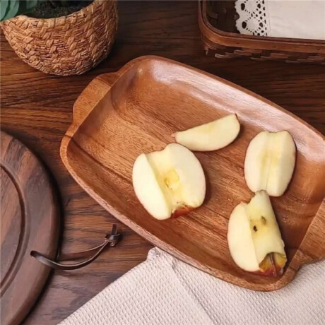 Bandeja Semi RectC/Mangos 305X20X25Cm Madera