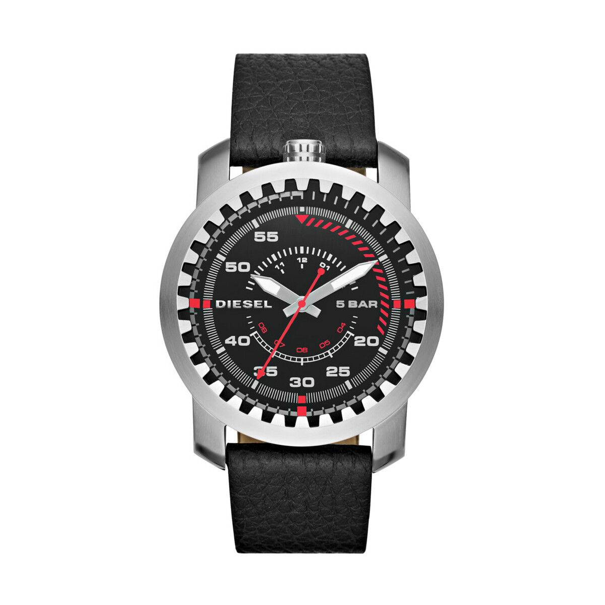 Reloj Diesel Fashion Cuero Negro — WatchMe