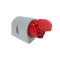 PCE Toma Pared IP-67 380/440V H6 rojo 16A 3P+T+N