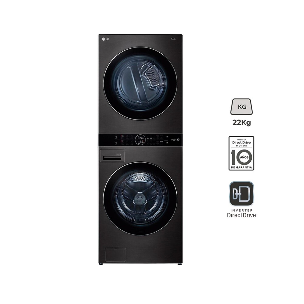 TORRE LAVADO Y SECADO LG 22-KG WK22BS6