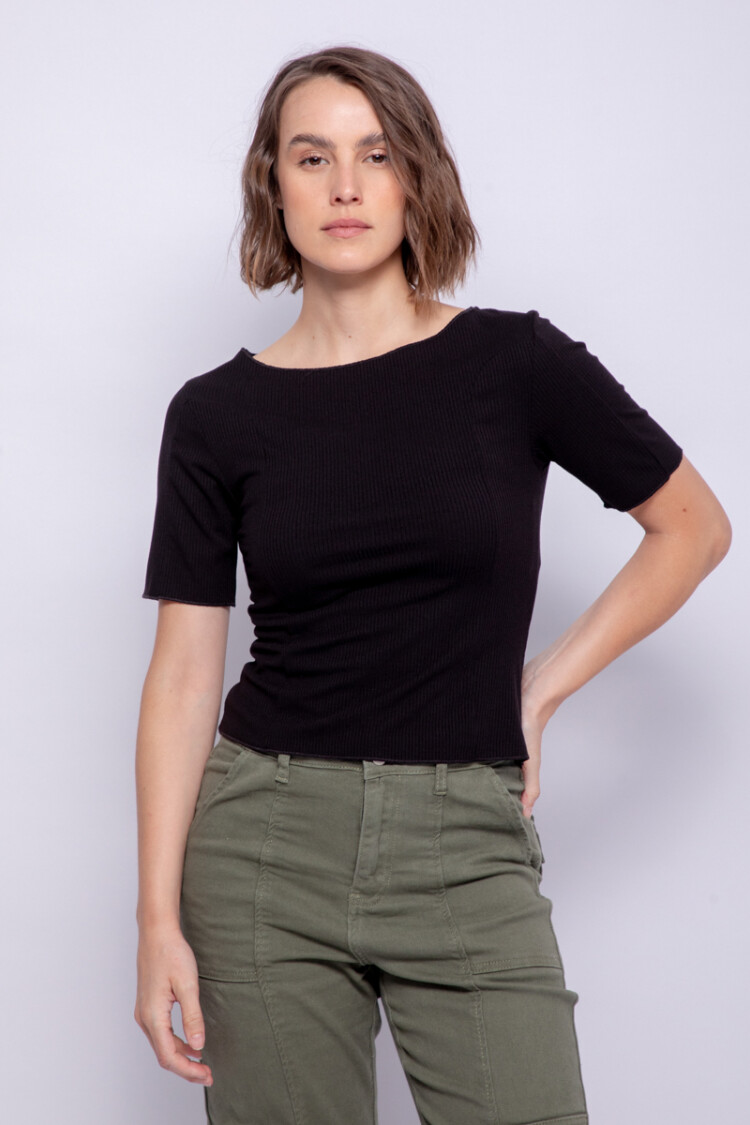 REMERA NICOLETTA Negro