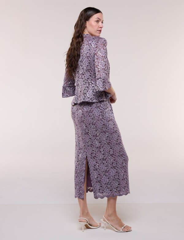 Conjunto Vestido & Chaqueta LAVANDA