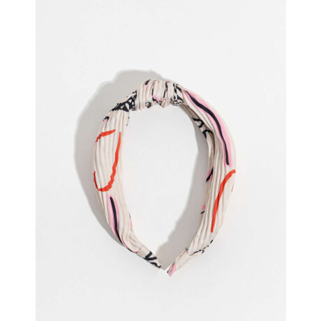 Vincha Con Nudo Combinacion Multicolor