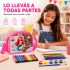 Set de Arte Infantil con Bolso 57 Piezas para Pintar y Dibujar ROSA