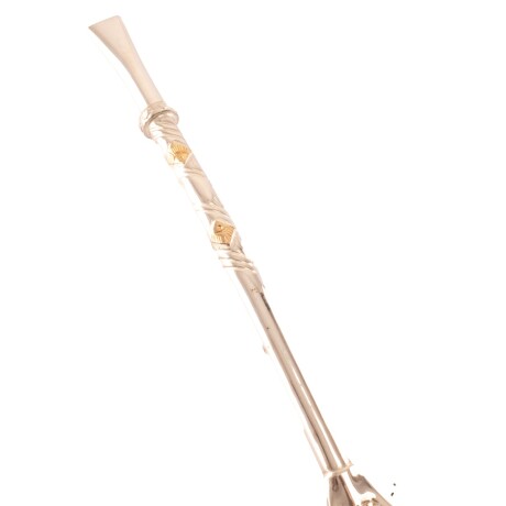 Bombilla De Plata y Oro S18