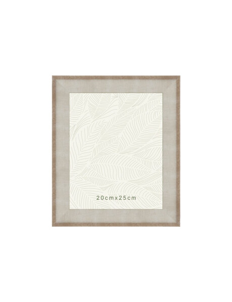 PORTARRETRATO PS 20X25CM TEXTURADA NATURAL Y VERDE PORTARRETRATO PS 20X25CM TEXTURADA NATURAL Y VERDE
