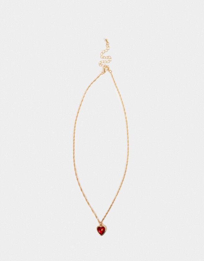 Cadena Corta con Dije Corazón Cadena Corta Con Dije Corazón - Dorado