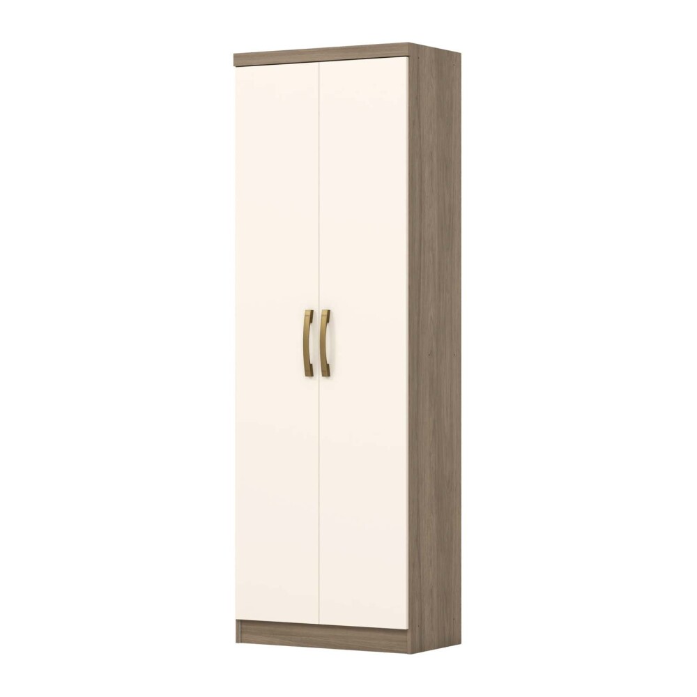 PLACARD ROPERO 2 PUERTAS MDP MARRON MULTIUSO D110