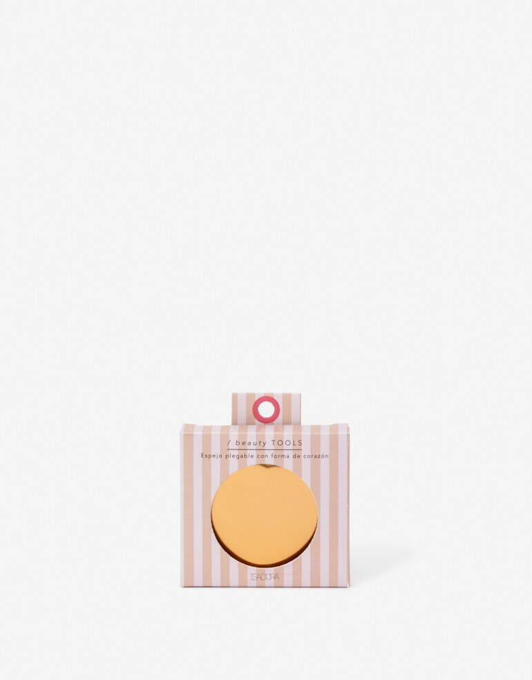 Espejos Espejo Plegable De Cartera - Rosa Metalizado