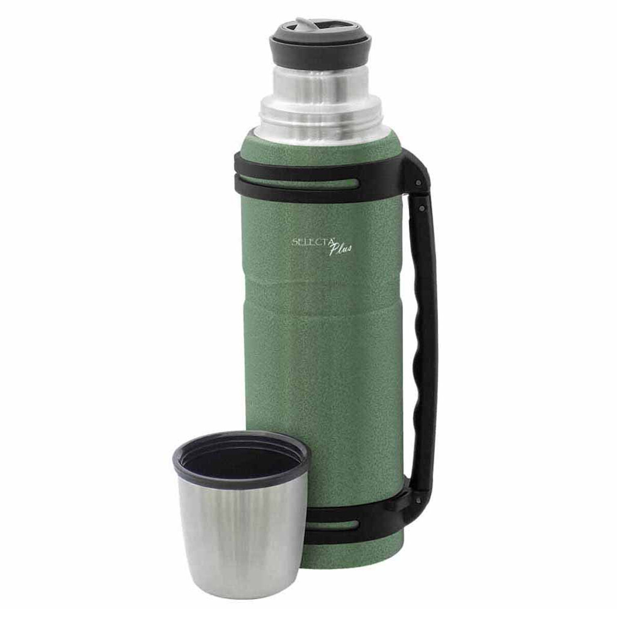 Termo Carter 1.2Lt en Acero Inoxidable Doble Pared c/ Manija - Verde 