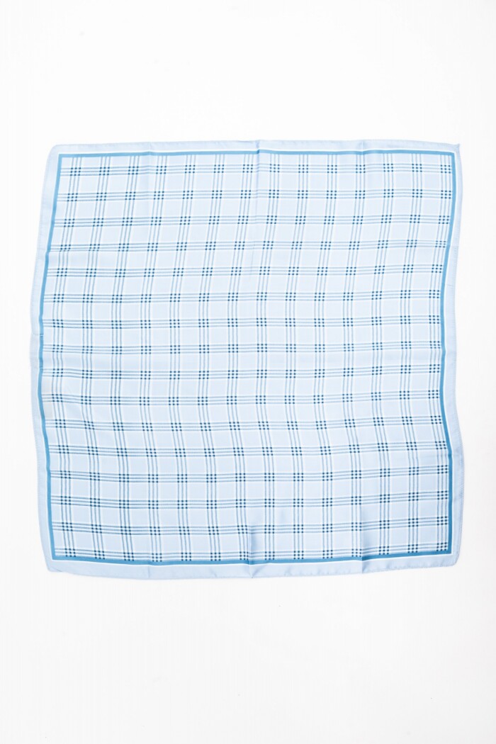 Bandana Cuadros Tartán Azul